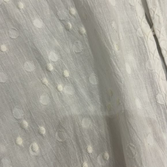 RARE FIND- INNIKA CHOO smock size 1. White, 100% linen. - Picture 10 of 15